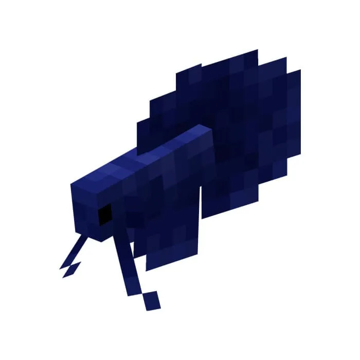 Синяя бойцовая рыбка