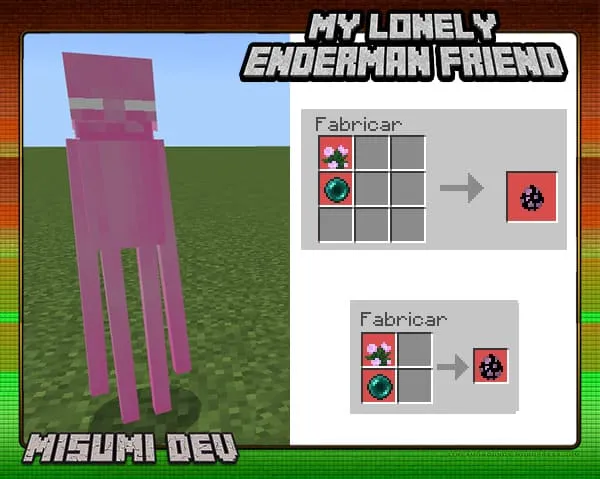 Розовый эндермен