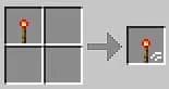 Крафт метательного редстоун факела