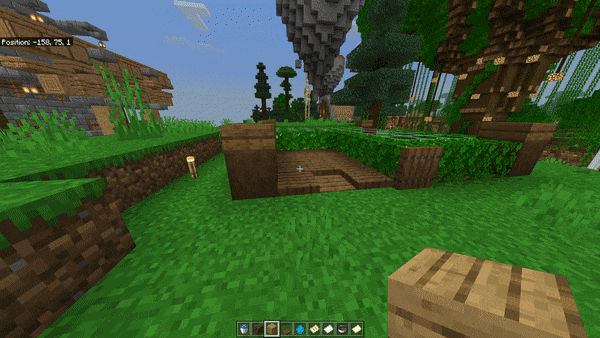 Размещение блоков