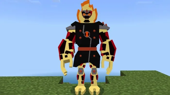 Злой огненный человек