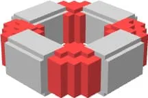 Вид спасательной шлюпки