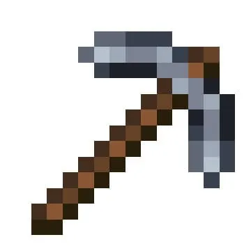 Вид стальной кирки