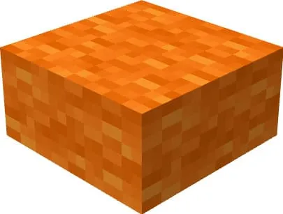 Оранжевая плита из шерсти