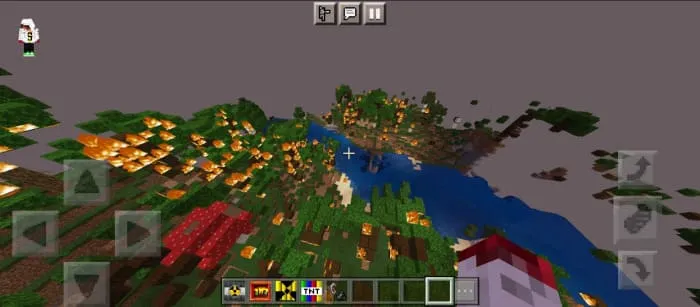 След от взрыва ядерной взрывчатки