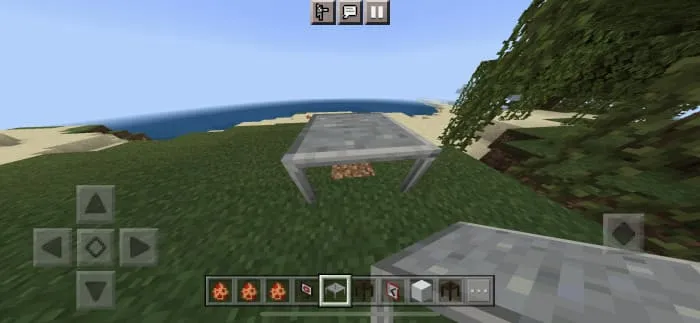 Вид большого стола