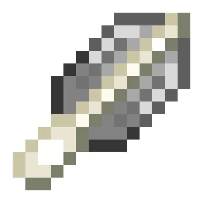 Железный костянной меч