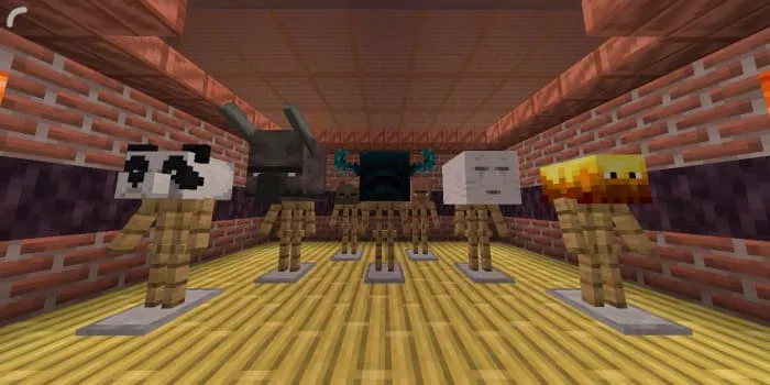 Головы на маникенах