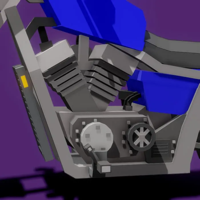 Вид двигателя