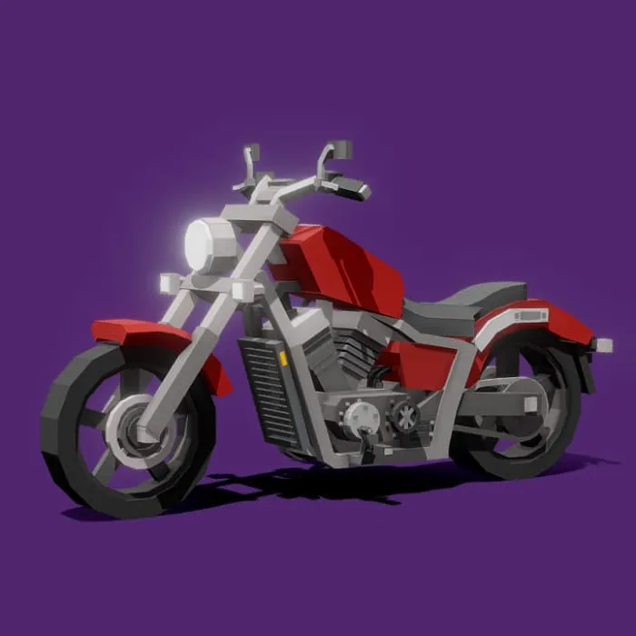 Мотоцикль борлового цвета