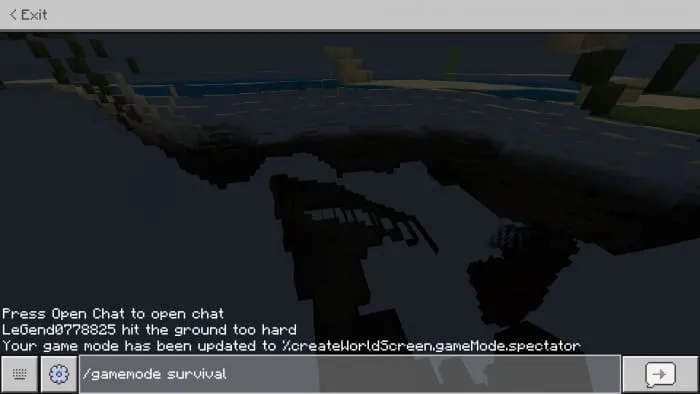 Нельзя поменят ьигровой режим