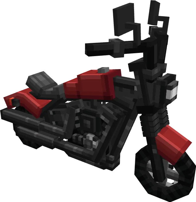 Красный байк