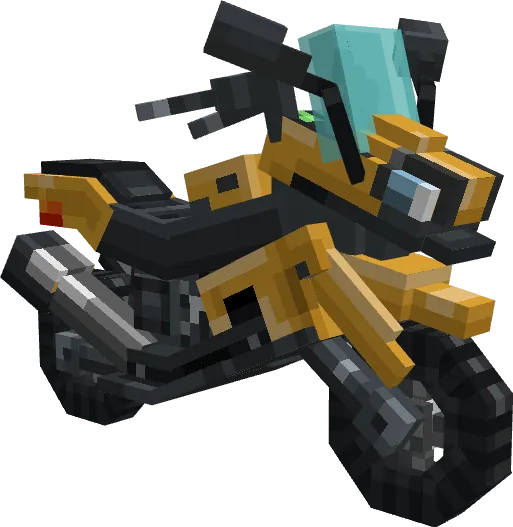 Желтый мотоцикл