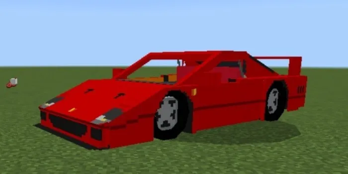 Вид феррари