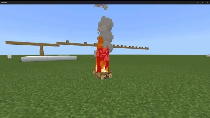 Корова на костре