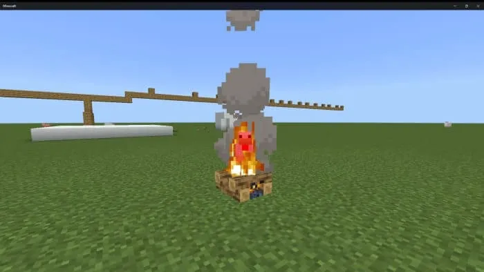 Курица на костре