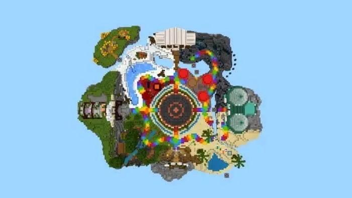 Как выглядит карта сверху