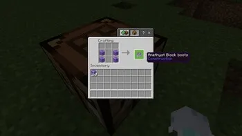 Крафт аметистовых ботинок