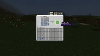 Крафт ледяных ботинок