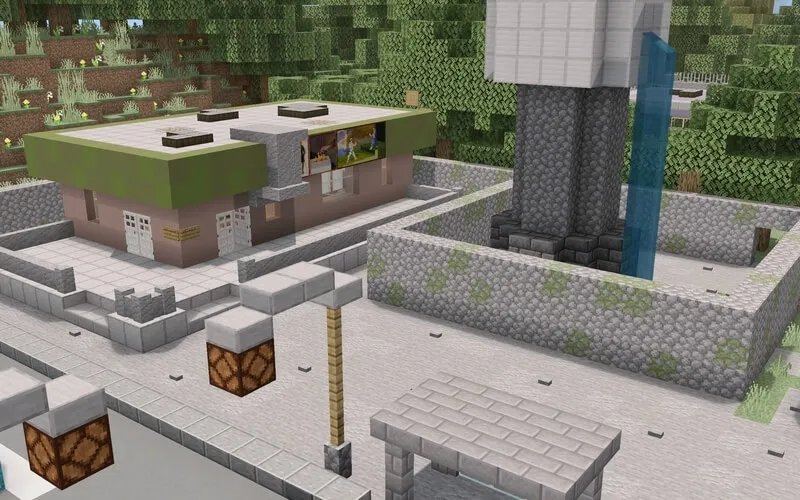 Здание и вышка