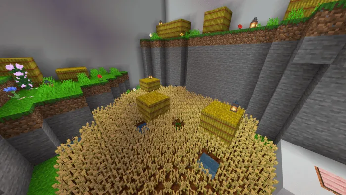 Уровень с пшеницей