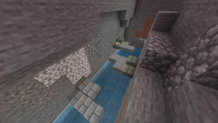 Уровень в пещере