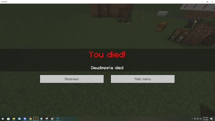 Экран смерти в стиле гта