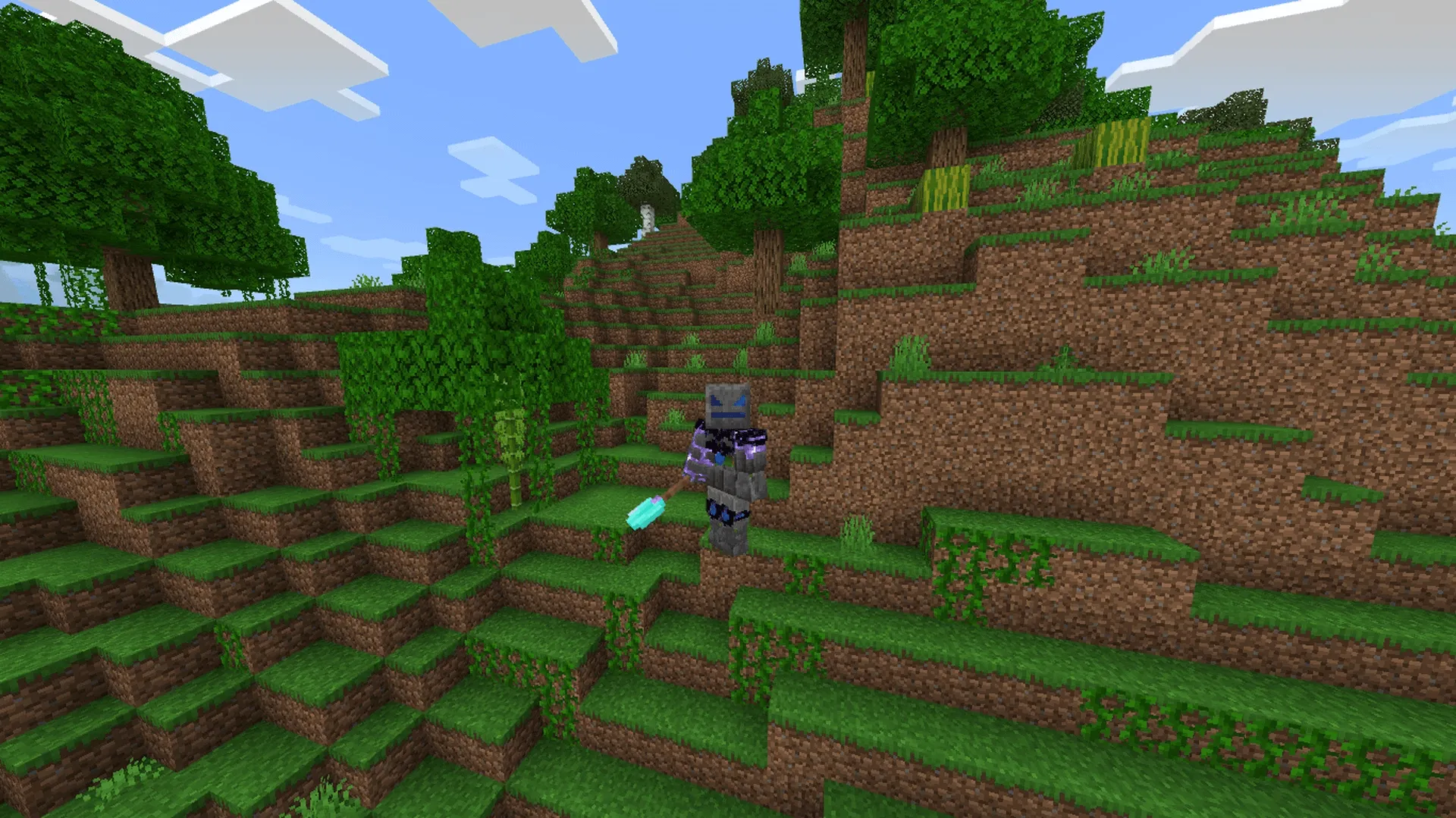 Игрок с алмазной лопатой