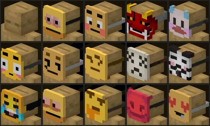 Маски смайликов