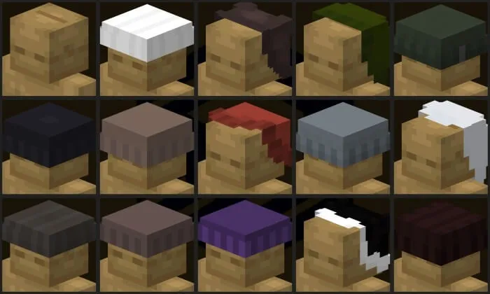 Цветные шапки