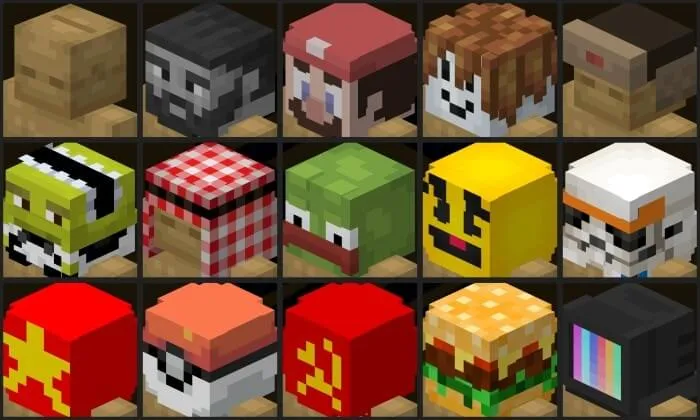 Маски персонажей