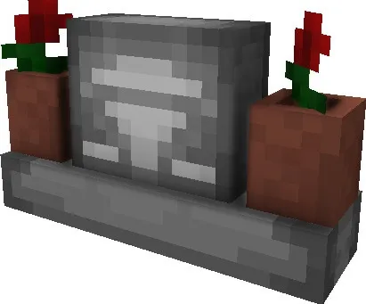 Могила с цветами