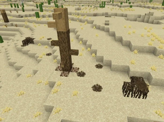 Сухая листва и дерево