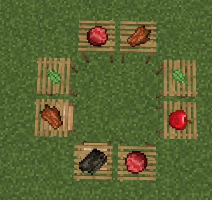 Предметы на сушильных столах