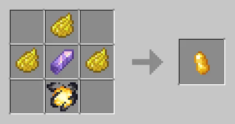 Крафт желтого кристала