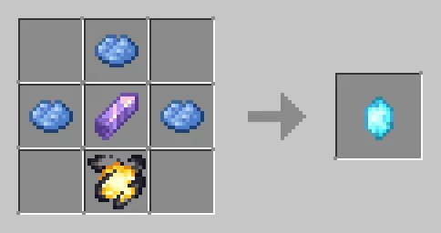 Крафт фиолетового кристала