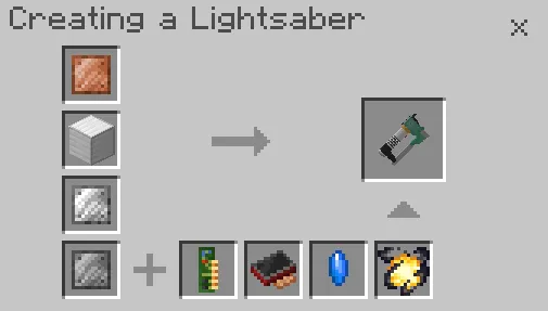 Пользовательский световой меч