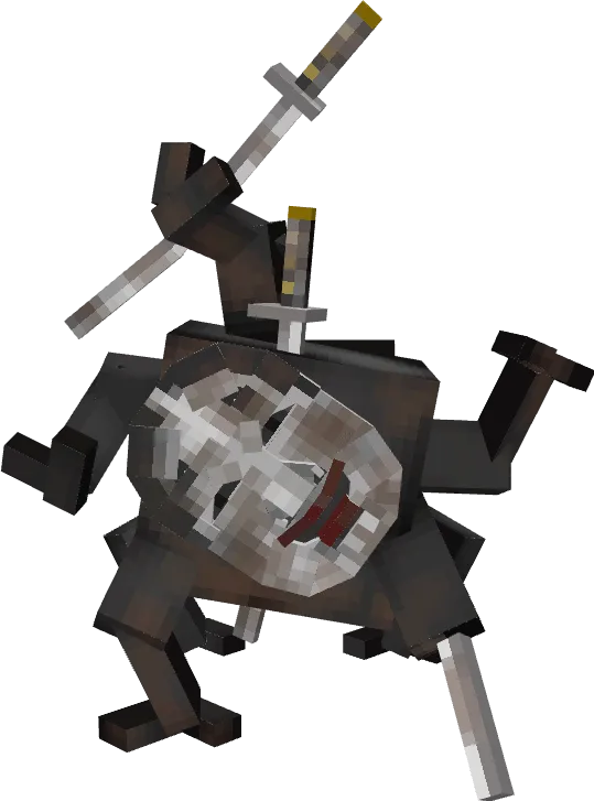 Демон с искривлением лица