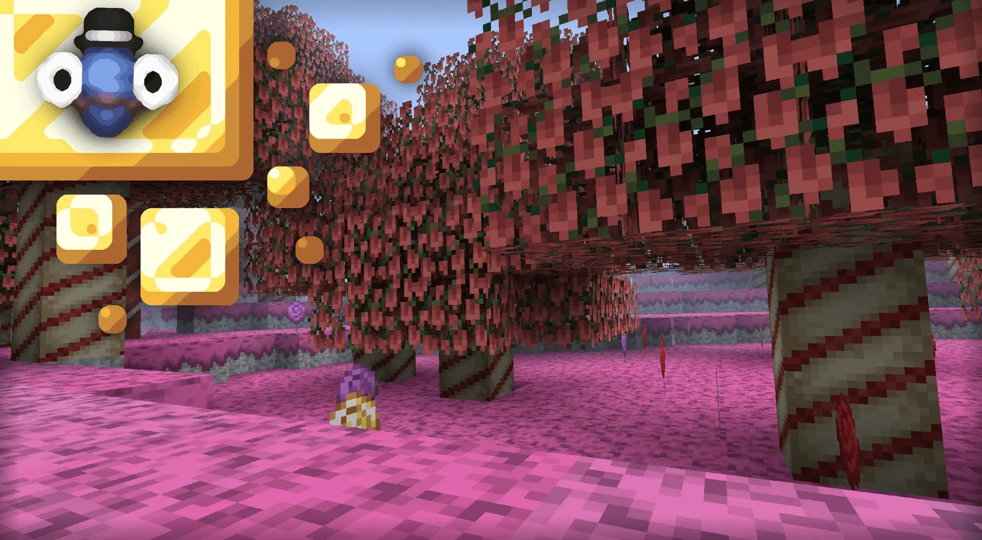 Вид деревьев