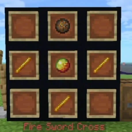 Крафт огненного меча