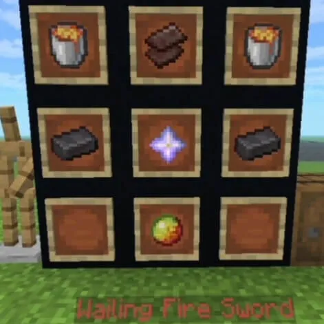 Крафт плачущего огненного меча