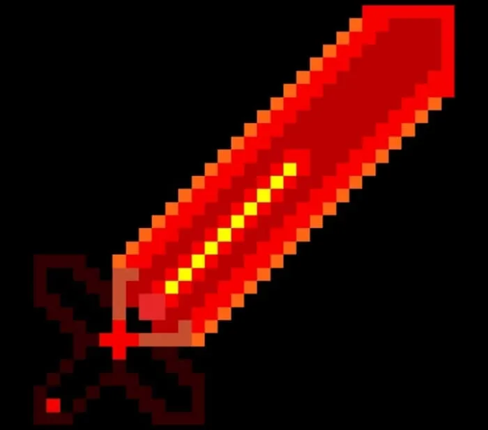 Вид великого огненного меча