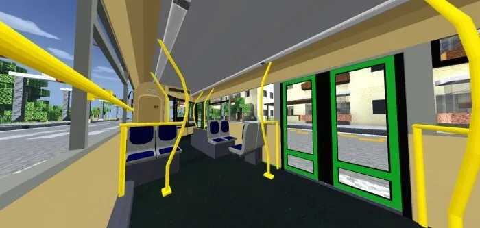 Передняя часть автобуса