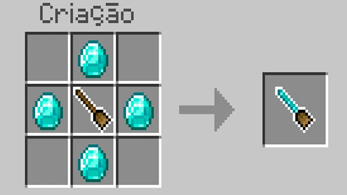 Крафт алмазной метлы