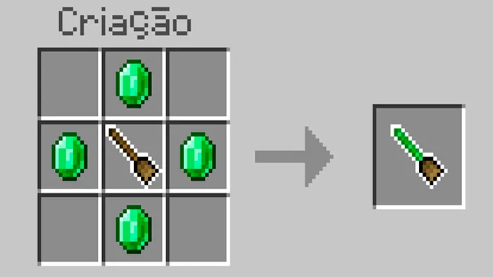 Крафт изумрудной метлы