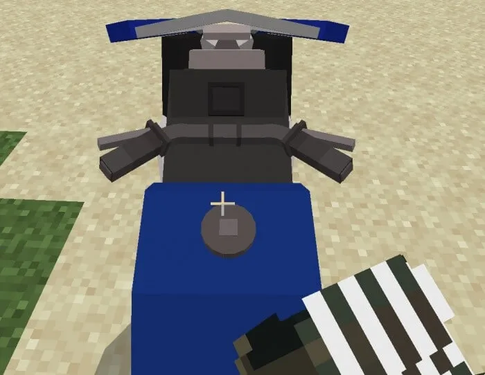 Игрок на мотоцикле