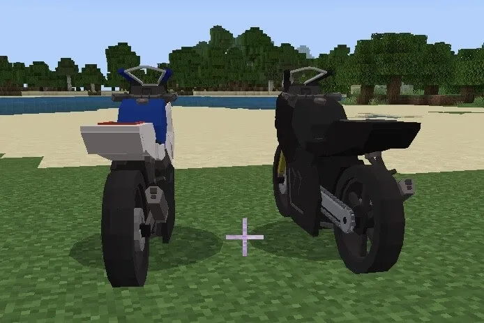 Вид мотоциклов сзади