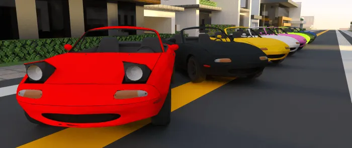 Все расцветки автомобиля