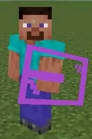 Фиолетовая оконтовка щита