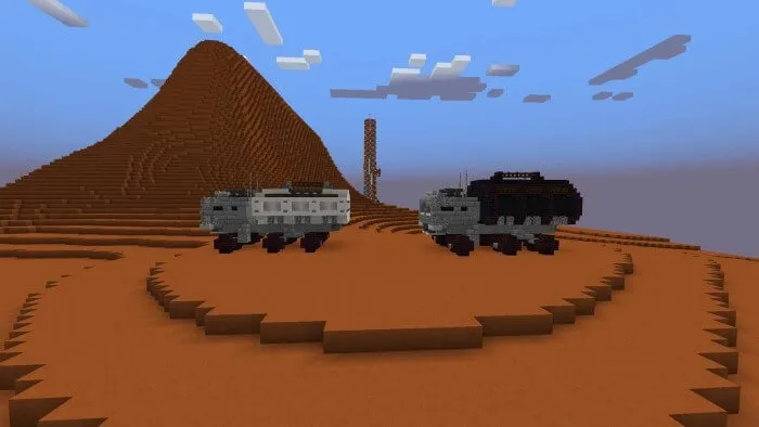 Вид марсоходов